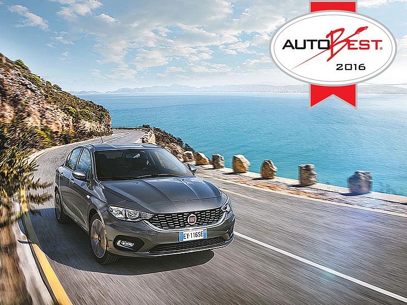 V anketě AutoBest 2016 zvítězil nový Fiat Tipo/Aegea